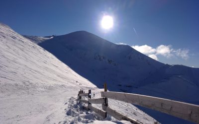 Valdezcaray con mucha nieve y condiciones perfectas de tiempo este mes de febrero en el valle de Ezcaray